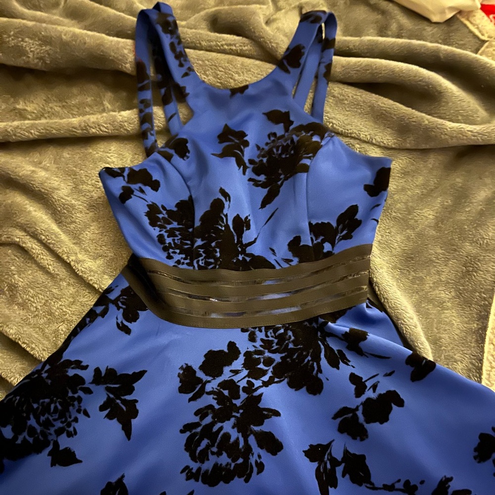 royal blue homecoming dress